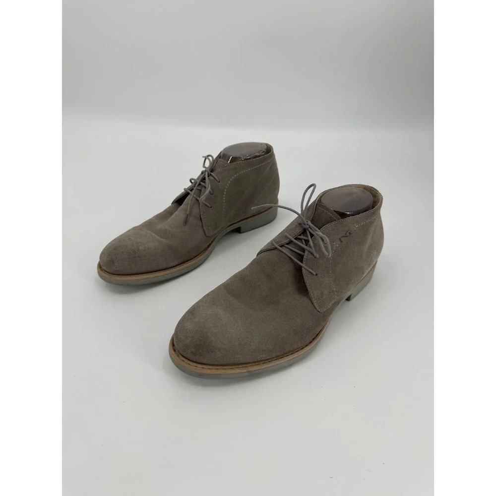 Nero Giardini Mens Grey Suede Chukka Boots Made in Italy Size 43 Ankle Boots
